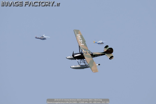 2018-07-01 Arona Airshow 0826 Cessna 305-C Bird Dog